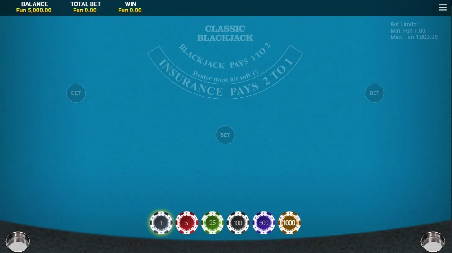 Online Slot Blackjack Classic