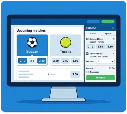 Como funciona a se&ccedil;&atilde;o de apostas esportivas
